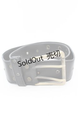 画像1: Ozz On / ダブルホールベルト  ブラック O-25-09-27-1021-OO-ZA-OW-ZT444