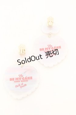 画像2: 【SALE】Etoile et Griotte / Heart Cakeイヤリング  レッドケーキ×ホワイトオーロラベース O-25-09-27-1029-LO-AC-OW-ZT488-F006