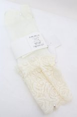 画像2: 【SALE】YOHJI YAMAMOTO / MESH/LACE TABI SOCKS　  アイボリー O-25-09-27-1037-LO-ZA-OW-ZT444-F003 (2)