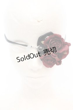 画像2: ALICE and the PIRATES / ローズアイパッチ  クロ×ボルドー O-25-09-27-1039-PA-ZA-OW-OS