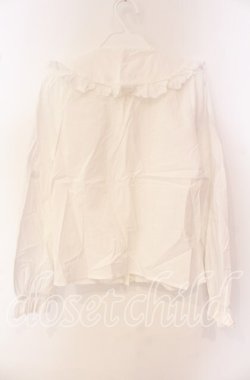 画像3: Honey Cinnamon / フラワーコットンフリルブラウス F シロ O-25-09-27-065-LO-BL-OW-OS