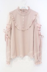 Honey Cinnamon / ショルダーレースアッププルオーバー F ピンク O-25-09-27-067-LO-TO-OW-ZT381