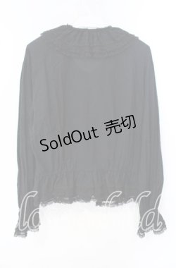 画像3: INGEBORG / リボン使いピンタックブラウス  緑寄りクロ O-25-09-27-080-LO-BL-OW-OS