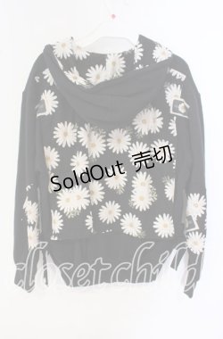 画像3: PINK HOUSE / ヒナギクプリントパーカー  クロ O-25-09-27-086-LO-TO-OW-OS