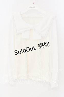 画像1: LIZ LISA / シンデレラ刺繍セーラートップス  アイボリー O-25-09-27-087-LO-TO-IG-OS