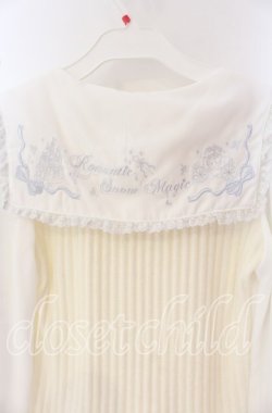 画像3: LIZ LISA / シンデレラ刺繍セーラートップス  アイボリー O-25-09-27-087-LO-TO-IG-OS