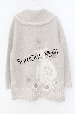 画像3: 【SALE】ILYa LONNG TEMPS / くまニットカーディガン  ブラウン O-25-09-27-088-PU-TO-IG-ZT185