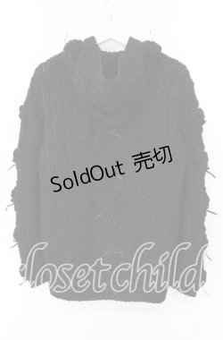 画像3: PINK HOUSE / ニットモチーフジップパーカー  クロ O-25-09-27-091-LO-TO-IG-OS