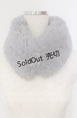 画像1: 【SALE】axes femme / ファーティペット  グレー O-25-09-27-002-AX-ZA-OW-ZT433