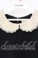 画像2: Franche Lippee / 丸襟レース長袖トップス M クロ O-25-09-27-102-LO-TO-OW-OS (2)