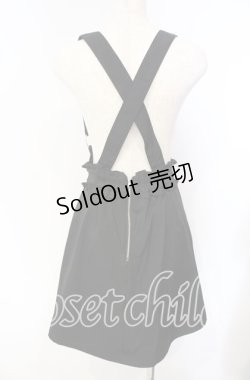 画像3: 【SALE】Ank Rouge / ロゴptサススカート M クロ O-25-09-27-011-CA-SK-OW-ZT382