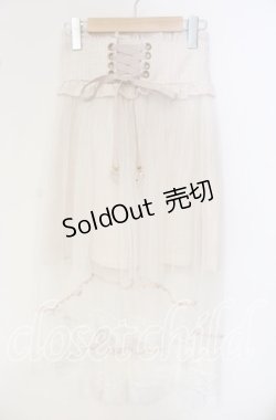 画像1: LIZ LISA / ツイードチュールスカート 0 ピンク O-25-09-27-012-LO-SK-OW-OS