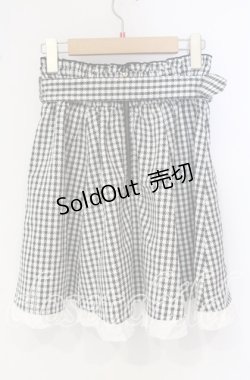 画像3: LIZ LISA / ギンガムビジューバックルスカート 0 クロ O-25-09-27-014-LO-SK-OW-OS