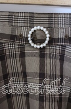 画像2: Honey Cinnamon / パールバックルフリルフレアスカート F ブラウン O-25-09-27-015-LO-SK-OW-OS