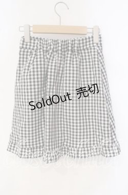 画像2: Honey Cinnamon / フリルチェックスカパン F クロ O-25-09-27-016-LO-SK-OW-OS