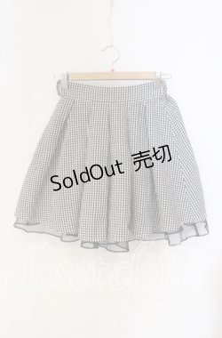 画像1: Ank Rouge / ギンガムフレアスカート M クロ O-25-09-27-017-CA-SK-OW-OS