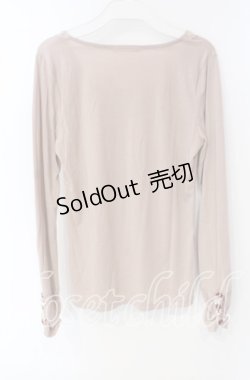 画像4: axes femme / 袖先ガーデンインナー M ピンク O-25-09-27-030-AX-TO-OW-OS