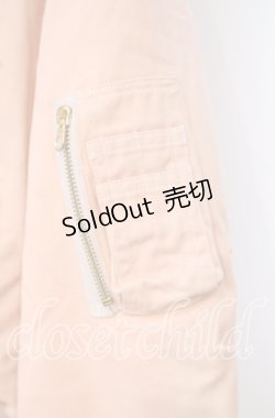 画像3: WONDERFUL WORLD / デニム中綿ブルゾン【破損あり】  ピンク O-25-09-29-003-LO-JA-IG-ZI