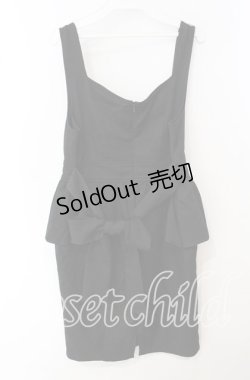 画像2: EATME / BACKリボンペプラムジャンスカ M クロ O-25-09-29-031-LO-OP-OW-ZT373