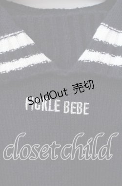 画像2: Fickle Bebe / FBセーラーカラーニット F コン O-25-09-29-037-0-TO-OW-OS