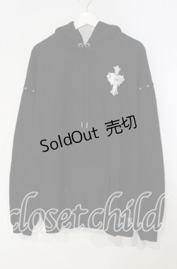 画像1: Pium / Sacred crownオーバーサイズパーカー  クロ O-25-09-29-040-LO-TO-OW-OS