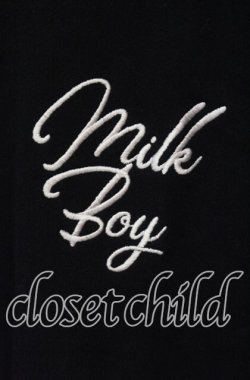 画像2: MILKBOY / COLLAGE スウェット  ブラック O-25-09-29-041-MB-TS-OW-OS