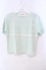 TOMATSU / マーガレットトップス  ミント O-25-09-29-045-LO-TO-IG-ZT029
