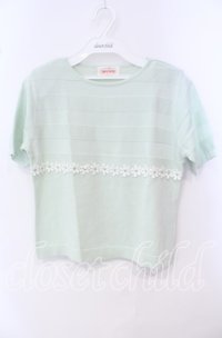 TOMATSU / マーガレットトップス  ミント O-25-09-29-045-LO-TO-IG-ZT029