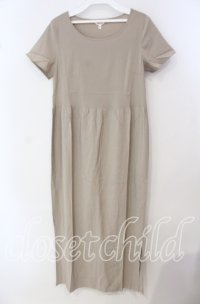 TOMATSU / 切り替えワンピース  ベージュ O-25-09-29-048-LO-OP-IG-ZT376