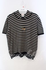 TOMATSU / くまボーダープルオーバー  ベージュ×クロ O-25-09-29-050-LO-TO-IG-ZT029