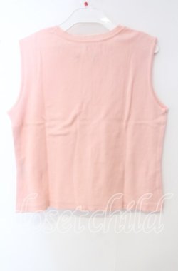 画像3: TOMATSU / オーガンジーフラワーニットノースリーブ 40 ピンク O-25-09-29-052-LO-TO-IG-OS