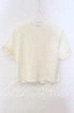 画像3: 【SALE】TOMATSU / フラワーレーストップス  アイボリー O-25-09-29-055-LO-TO-IG-ZT381 (3)