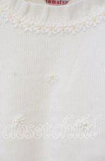 画像2: 【SALE】TOMATSU / マーガレットレーストニットップス  アイボリー O-25-09-29-057-LO-TO-IG-ZT376 (2)