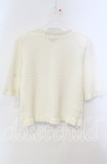 画像3: 【SALE】TOMATSU / マーガレットレーストニットップス  アイボリー O-25-09-29-057-LO-TO-IG-ZT376 (3)