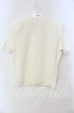 画像1: 【SALE】TOMATSU / 半袖ニット  オフ O-25-09-29-061-LO-TO-IG-ZT381 (1)