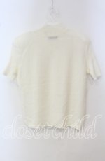 画像2: 【SALE】TOMATSU / 半袖ニット  オフ O-25-09-29-061-LO-TO-IG-ZT381 (2)