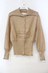 TOMATSU / リブカラーニット 40 ベージュ O-25-09-29-065-LO-TO-IG-ZT381