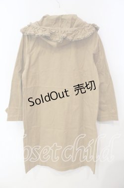 画像3: PINK HOUSE / フリルフードモッズコート  ブラウン O-25-09-29-072-LO-CO-IG-ZT-C035