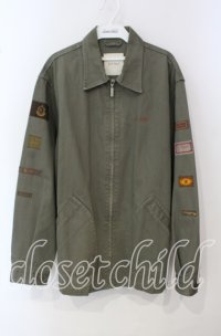 Karl Helmut / パッチワークジップジャケット M グリーン O-25-09-29-077-EL-JA-IG-ZT175