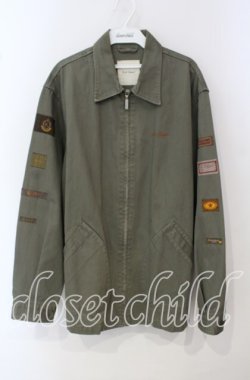 画像1: Karl Helmut / パッチワークジップジャケット M グリーン O-25-09-29-077-EL-JA-IG-OS