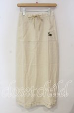 画像1: 【SALE】TOMATSU / くま刺繍ロングスカート  アイボリー O-25-09-29-080-LO-SK-IG-ZT130 (1)