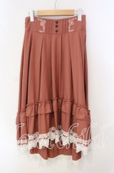 axes femme / サス付フィッシュテールスカート M ピンク O-25-09-29-084-AX-SK-OW-ZT015