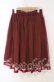 画像2: F&A / リボンチュールスカート F ワイン O-25-09-29-088-LO-SK-OW-OS (2)