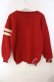画像2: MEN'S KANEKO ISAO / Kワッペンニット  レッド O-25-09-29-009-LO-TO-IG-OS (2)