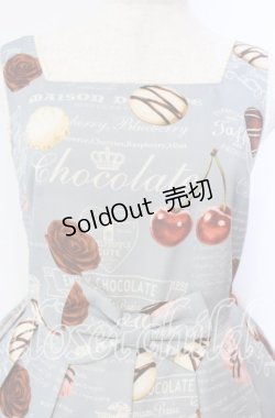 画像2: Emily Temple cute / TAFFYチョコレートノースリーブワンピース  ブルーグレー O-25-09-29-016-ET-OP-OW-OS