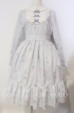 画像1: Emily Temple cute / Tea Timeワンピース M サックス O-25-09-29-019-ET-OP-OW-OS