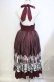 画像5: axes femme POETIQUE / チェスボードホルターワンピース  ワイン O-25-09-29-021-AX-SK-IG-OS (5)