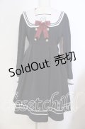 Amavel / Anchor Emblem セーラーワンピース  ネイビー O-25-09-29-023-CA-OP-IG-OS