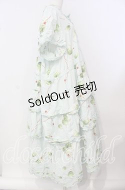 画像3: PINK HOUSE / クリームソーダプリントフリルワンピース【お直しあり】  ミント O-25-09-29-026-LO-OP-IG-OS