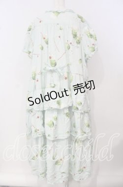 画像4: PINK HOUSE / クリームソーダプリントフリルワンピース【お直しあり】  ミント O-25-09-29-026-LO-OP-IG-OS